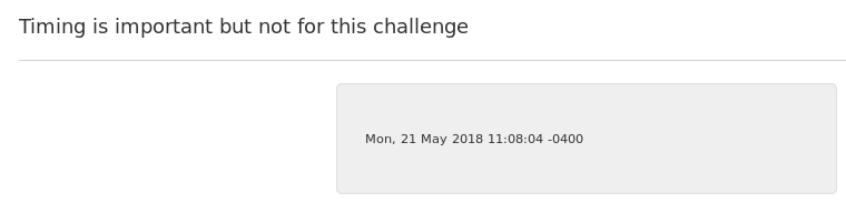 Challenge Intro